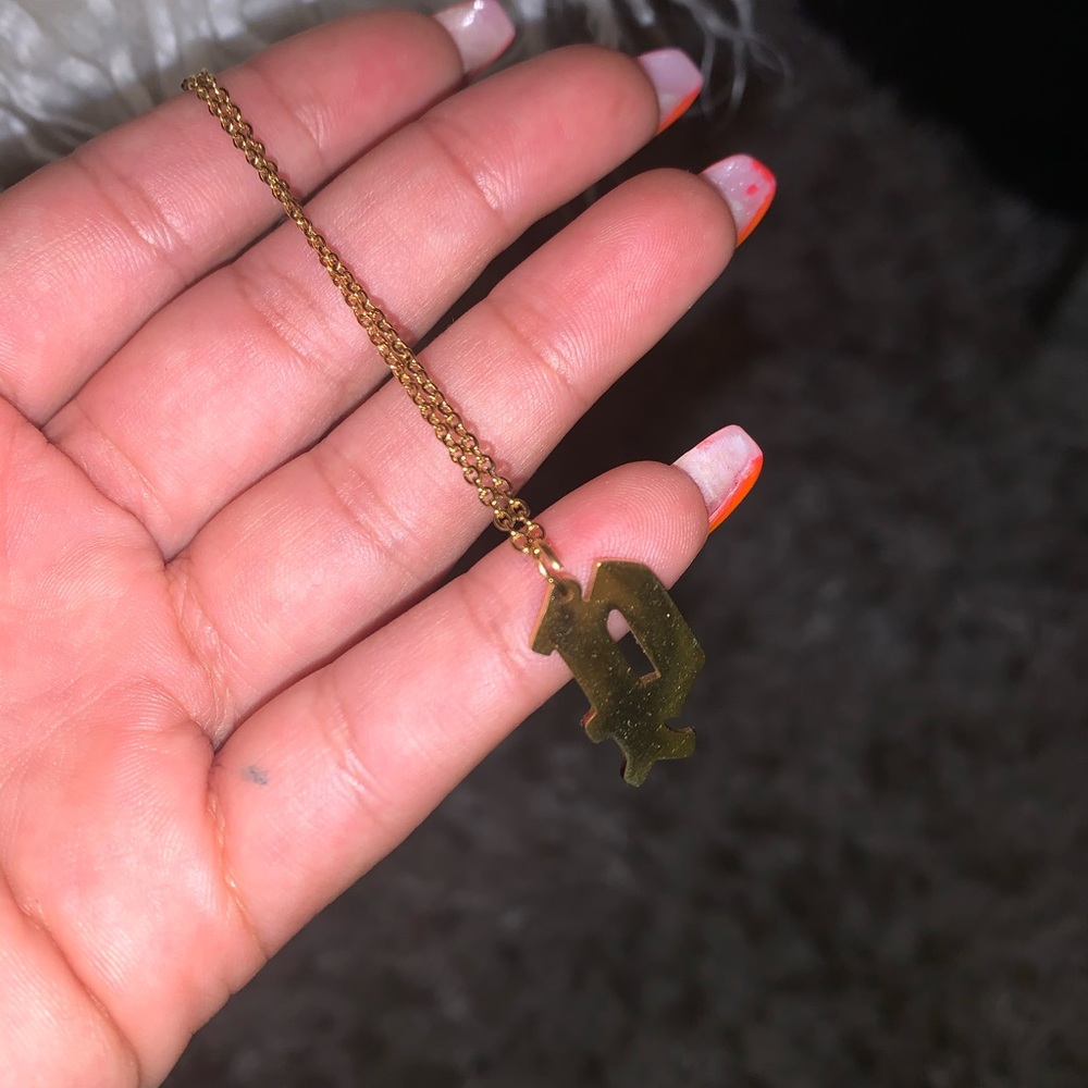 Custom Letter P Necklace